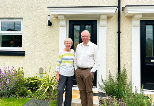 Property part exchange enabled us to secure our new Baker Estates’ home